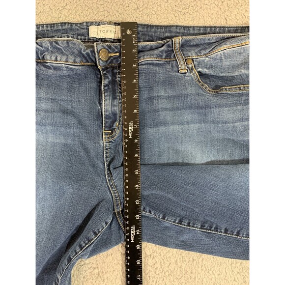 Torrid Women's Denim Blue Skinny Jeans Size 26 5-Pocket Design - Picture 7 of 10